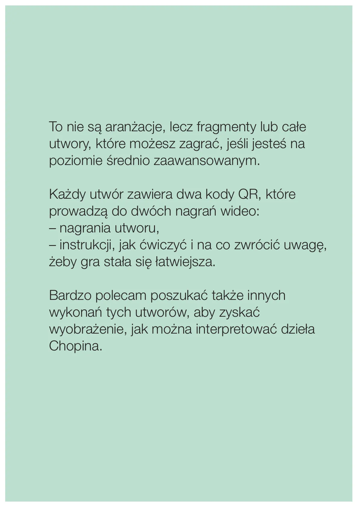 Chopin dla średnio zaawansowanych